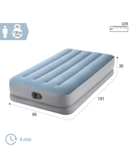 Colchão de ar individual INTEX 99x191 cm | Distria
