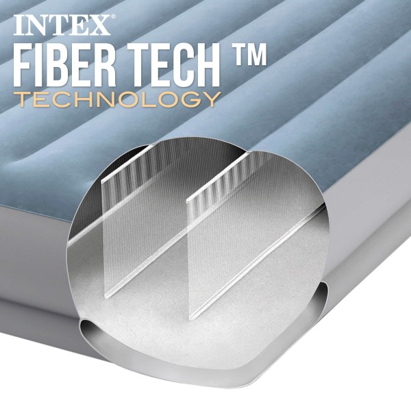 Colchão de ar duplo INTEX 152x203 cm | Distria