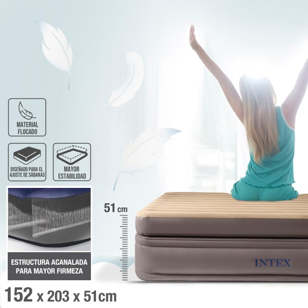 Colchão inflável Plus para 2 INTEX | Distria