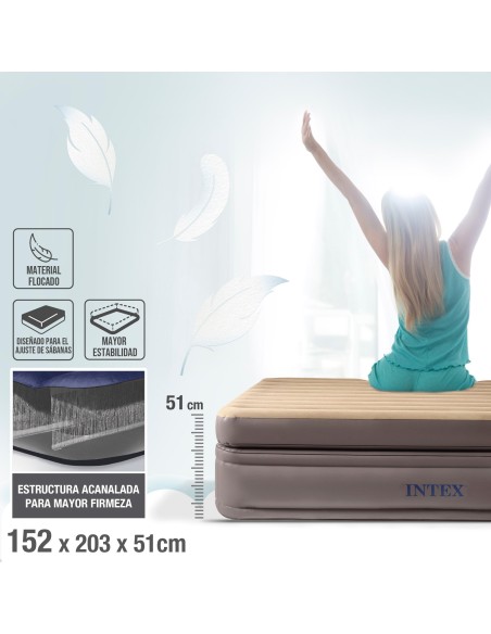 Colchão inflável Plus para 2 INTEX | Distria