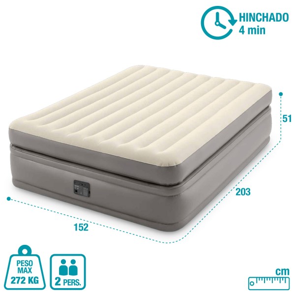 Colchão inflável Plus para 2 INTEX | Distria