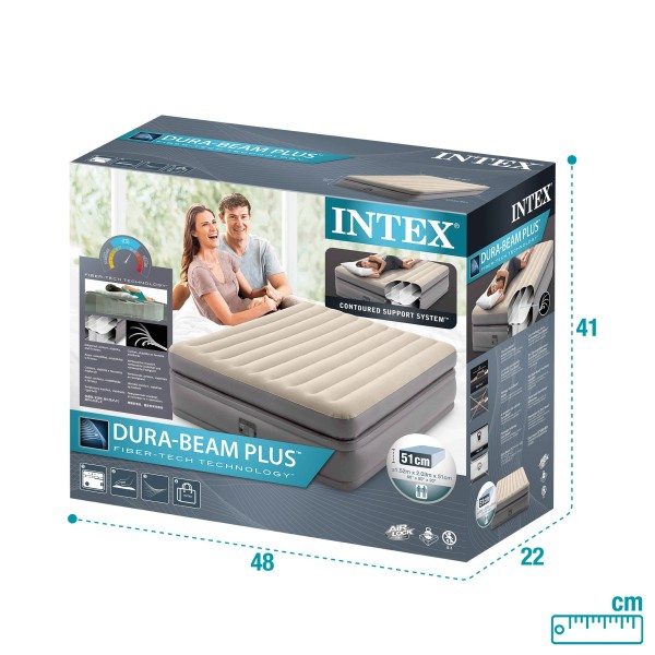 Colchão inflável Plus para 2 INTEX | Distria