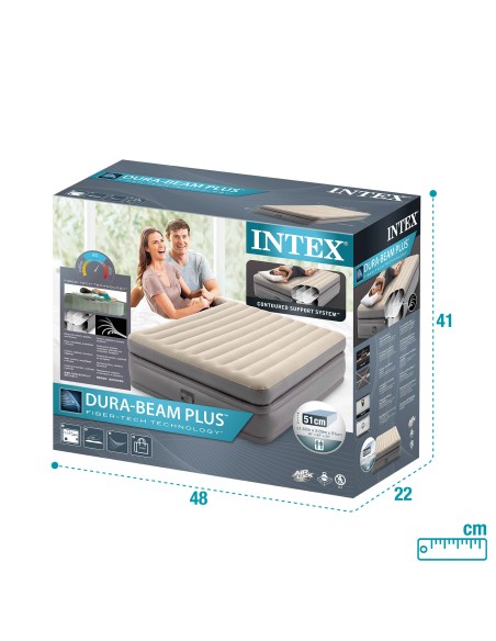 Colchão inflável Plus para 2 INTEX | Distria