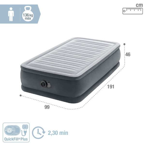 Colchão de ar de luxo INTEX | Distria