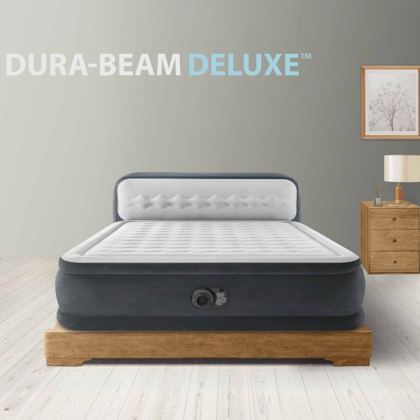 Cama inflável casal com cabeceira | Distrito