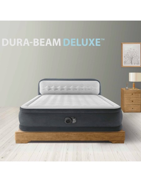 Cama inflável casal com cabeceira | Distrito