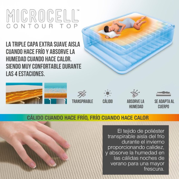 Cama de ar INTEX com Thermalux | Distria
