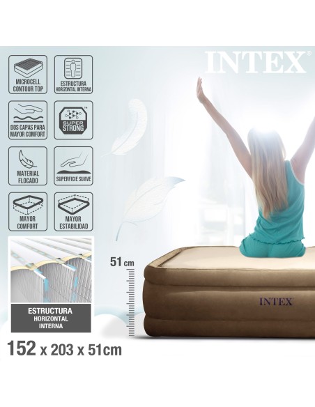 Cama de ar INTEX com Thermalux | Distria
