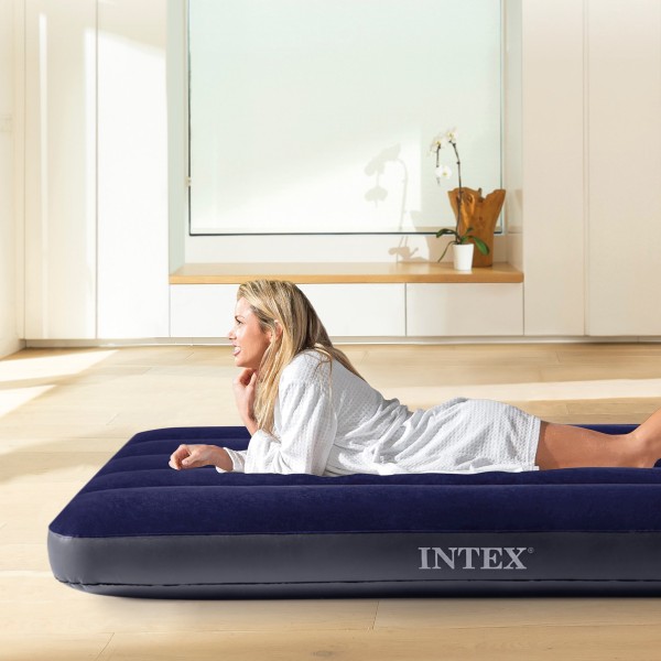 Colchão inflável solteiro INTEX 76x191 cm | Distria