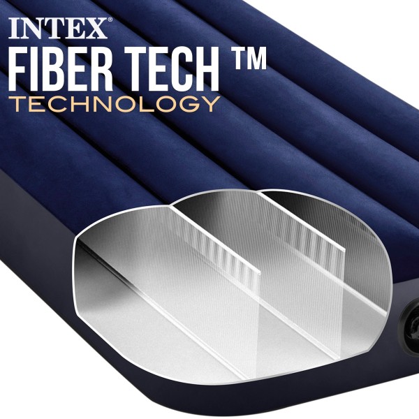 Colchão inflável solteiro INTEX 76x191 cm | Distria