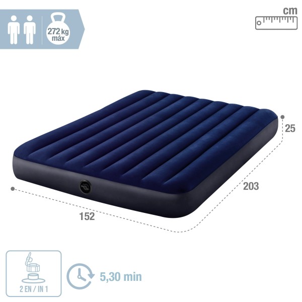 Colchões insufláveis INTEX para campismo e para o lar