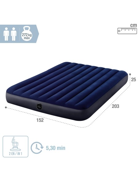 Colchões insufláveis INTEX para campismo e para o lar