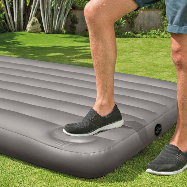 Colchão Camping INTEX Twin com bomba de pé | Distria