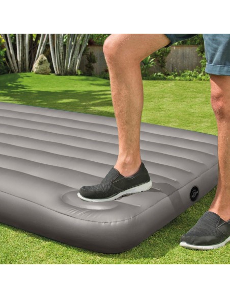 Colchão Camping INTEX Twin com bomba de pé | Distria