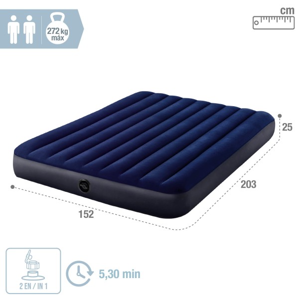 Colchão Insuflável campismo e casa | INTEX