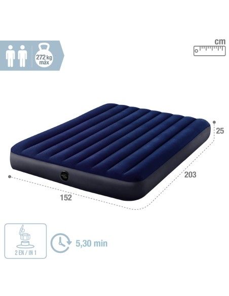 Colchão Insuflável campismo e casa | INTEX