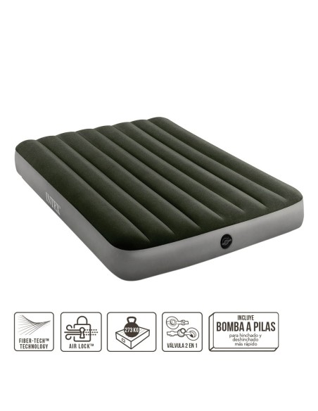 Colchão duplo para camping e interior com bomba | Distria
