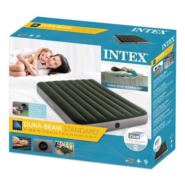 Colchão duplo para camping e interior com bomba | Distria