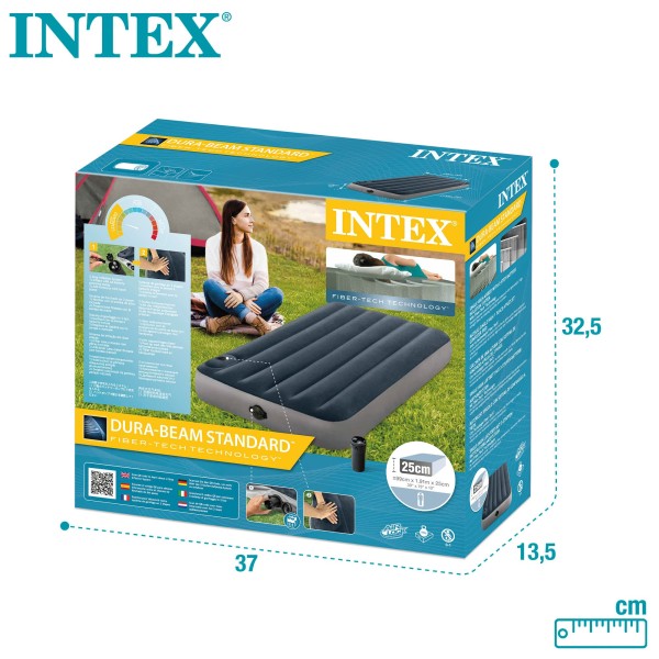 Cama campismo INTEX com bomba | Distria