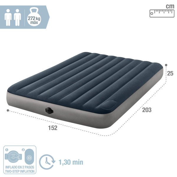 Cama dupla INTEX com bomba-Camas Insufláveis | Distria