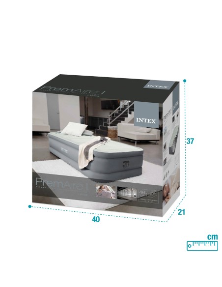 Cama de ar individual PremAire | INTEX