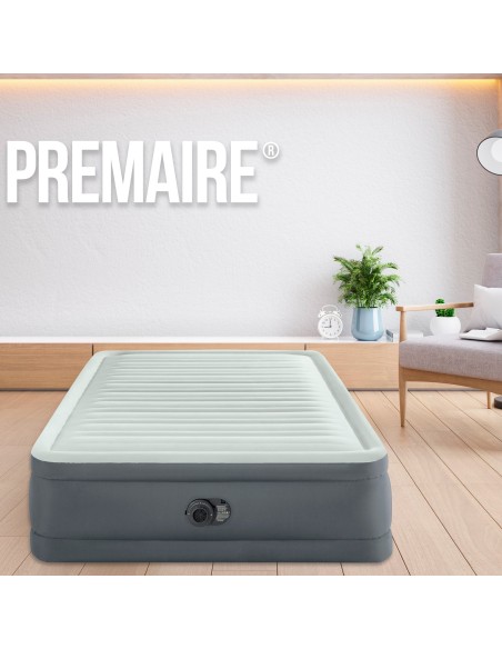Cama insuflável dupla Intex PremAire | INTEX