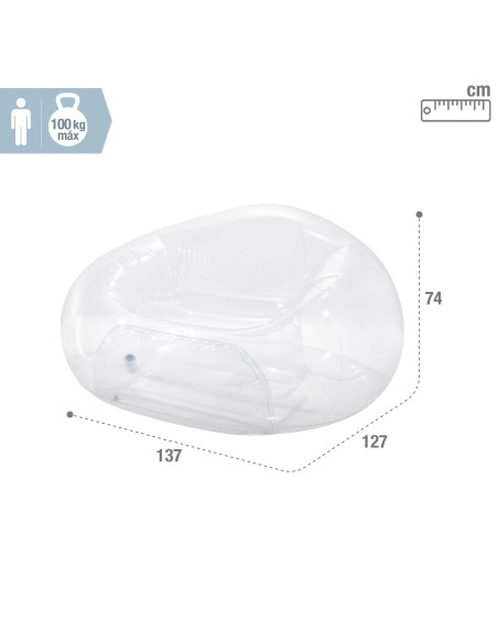 Poltrona inflável individual INTEX | Distria