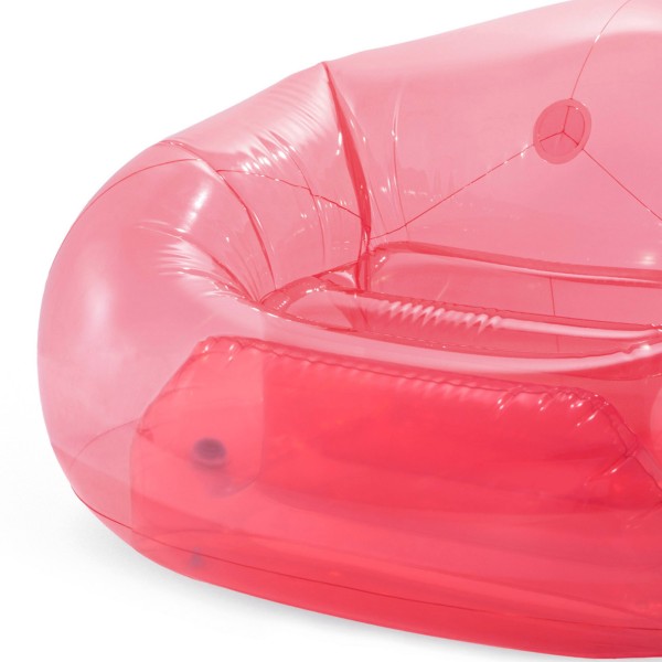 Poltrona inflável individual rosa transparente INTEX | Distria