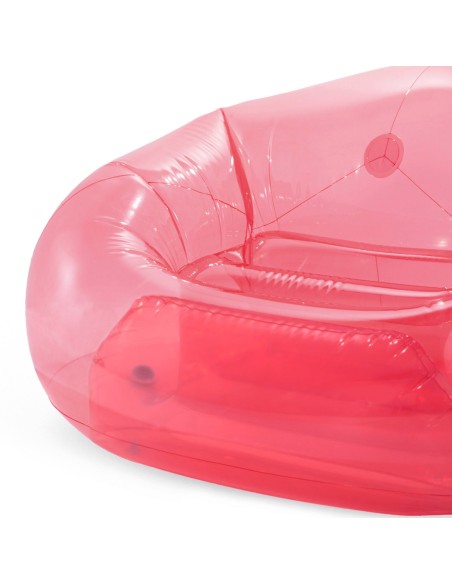 Poltrona inflável individual rosa transparente INTEX | Distria