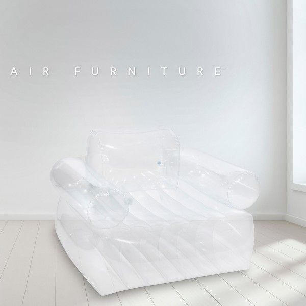 Poltrona inflável transparente com braços INTEX | Distria