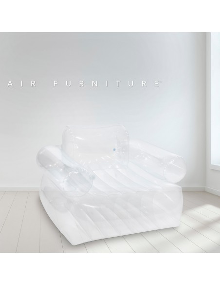 Poltrona inflável transparente com braços INTEX | Distria
