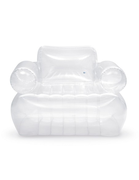 Poltrona inflável transparente com braços INTEX | Distria