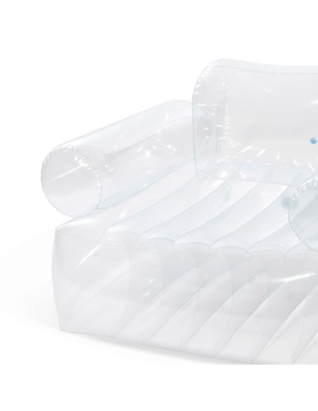 Poltrona inflável transparente com braços INTEX | Distria