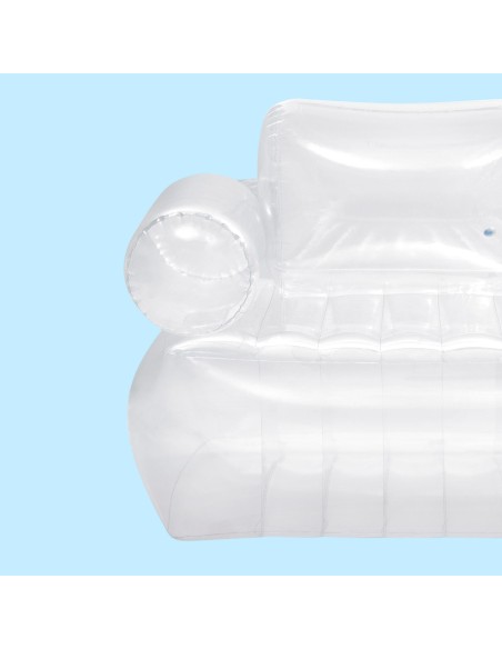 Poltrona inflável transparente com braços INTEX | Distria