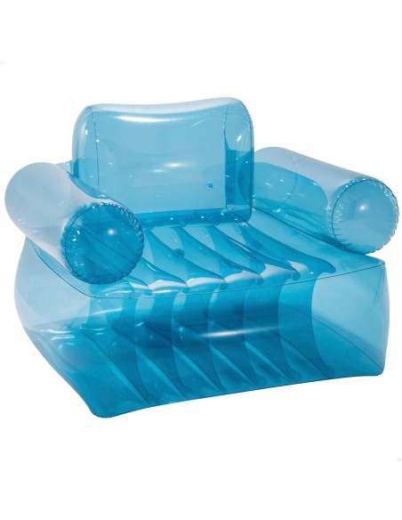 Poltrona inflável azul com braços INTEX | Distria