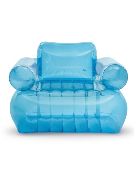 Poltrona inflável azul com braços INTEX | Distria