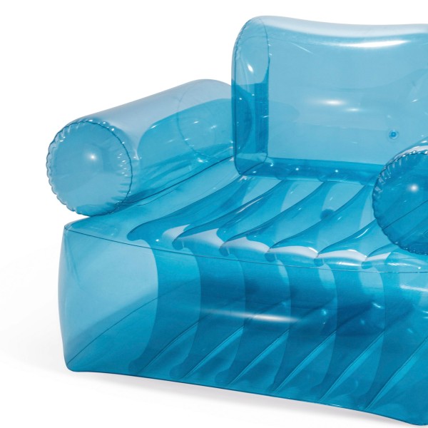 Poltrona inflável azul com braços INTEX | Distria