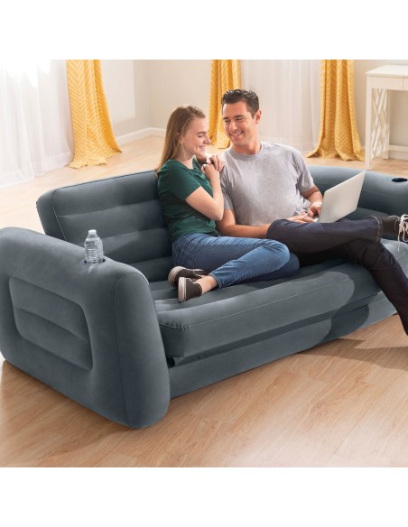 Sofá-cama insuflável INTEX duplo - Distria.com