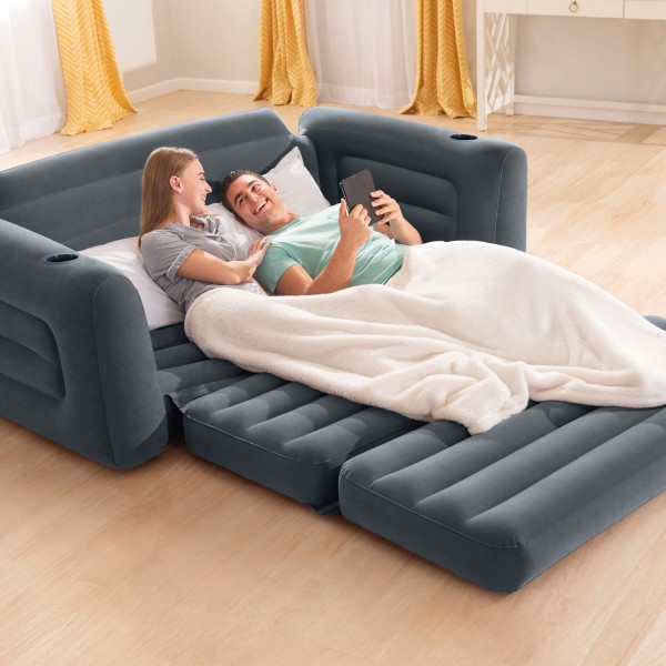 Sofá-cama insuflável INTEX duplo - Distria.com