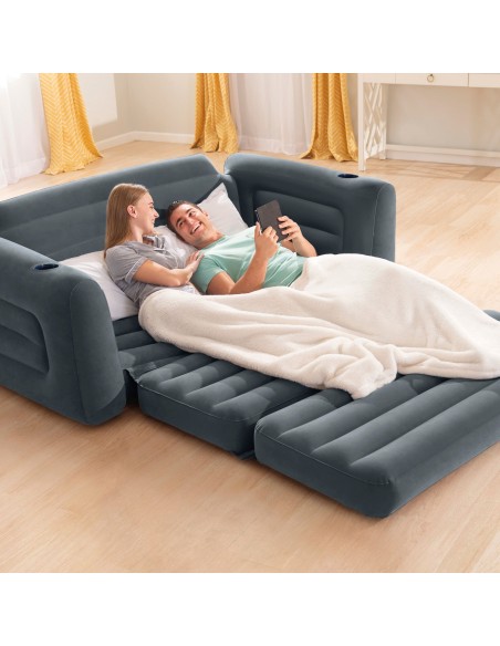 Sofá-cama insuflável INTEX duplo - Distria.com