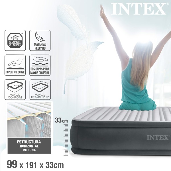 Colchão insuflável Confort Plus | Web Oficial Intex