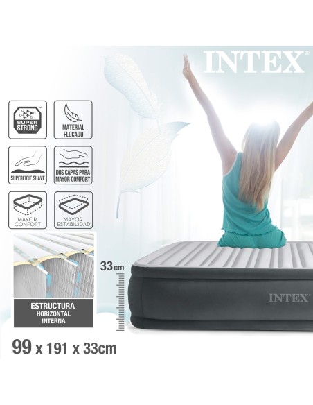 Colchão insuflável Confort Plus | Web Oficial Intex