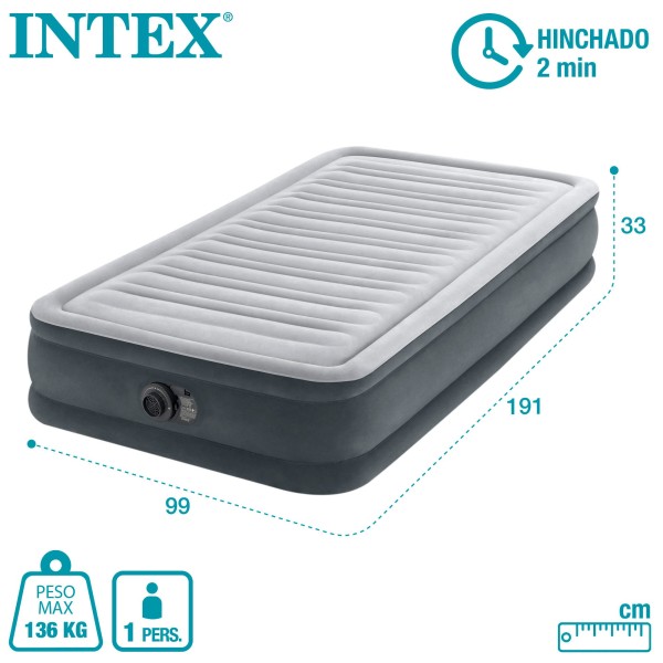 Colchão insuflável Confort Plus | Web Oficial Intex