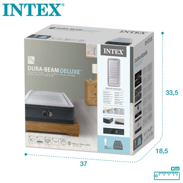 Colchão insuflável Confort Plus | Web Oficial Intex
