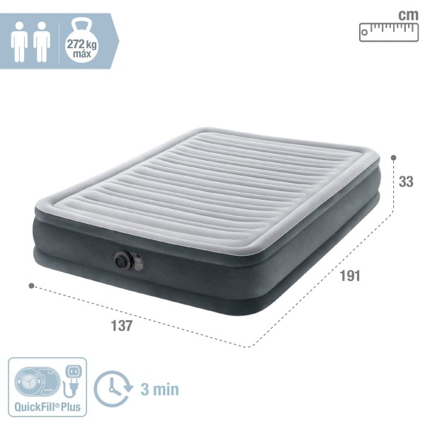 Colchão insuflável confort extra | Página Web Oficial Intex