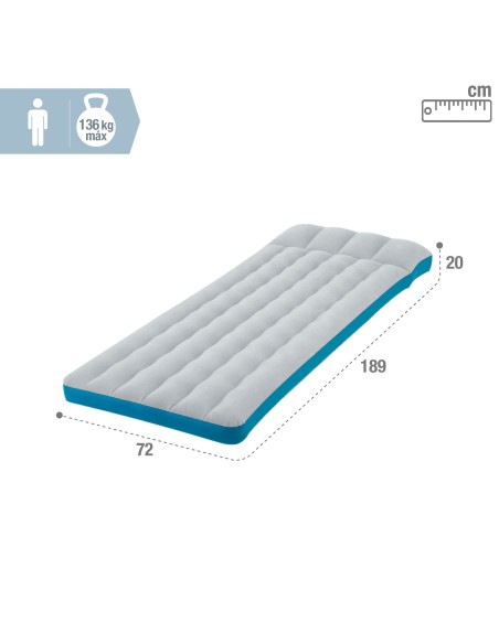 Colchão campismo individual INTEX 72x189x15cm | Distria