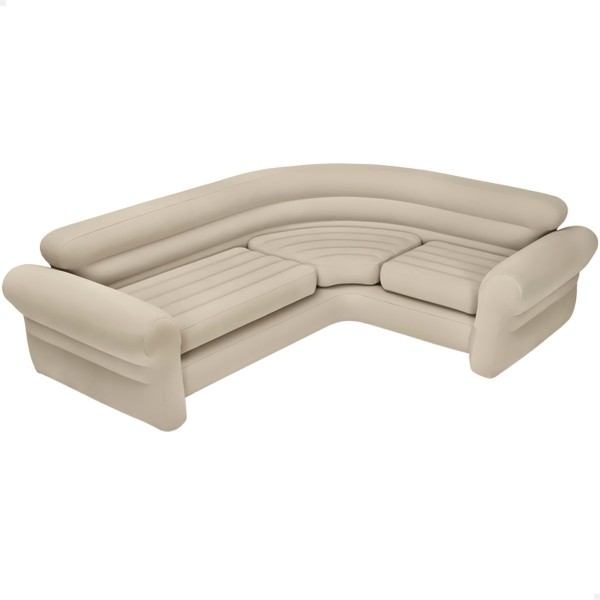 Sofá insuflável de canto INTEX | Mobília insuflável