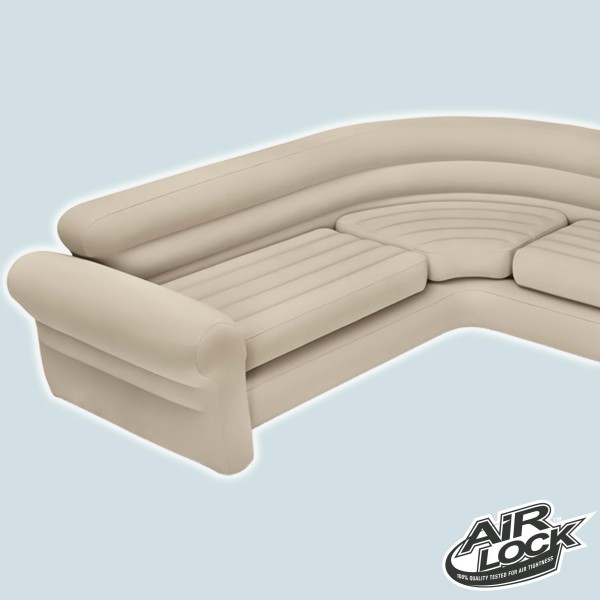 Sofá insuflável de canto INTEX | Mobília insuflável