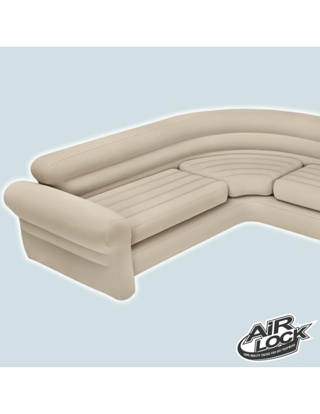 Sofá insuflável de canto INTEX | Mobília insuflável