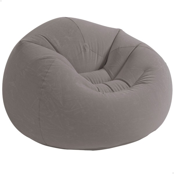 Sofá insuflável INTEX Beanless cinzento | Mobília insuflável